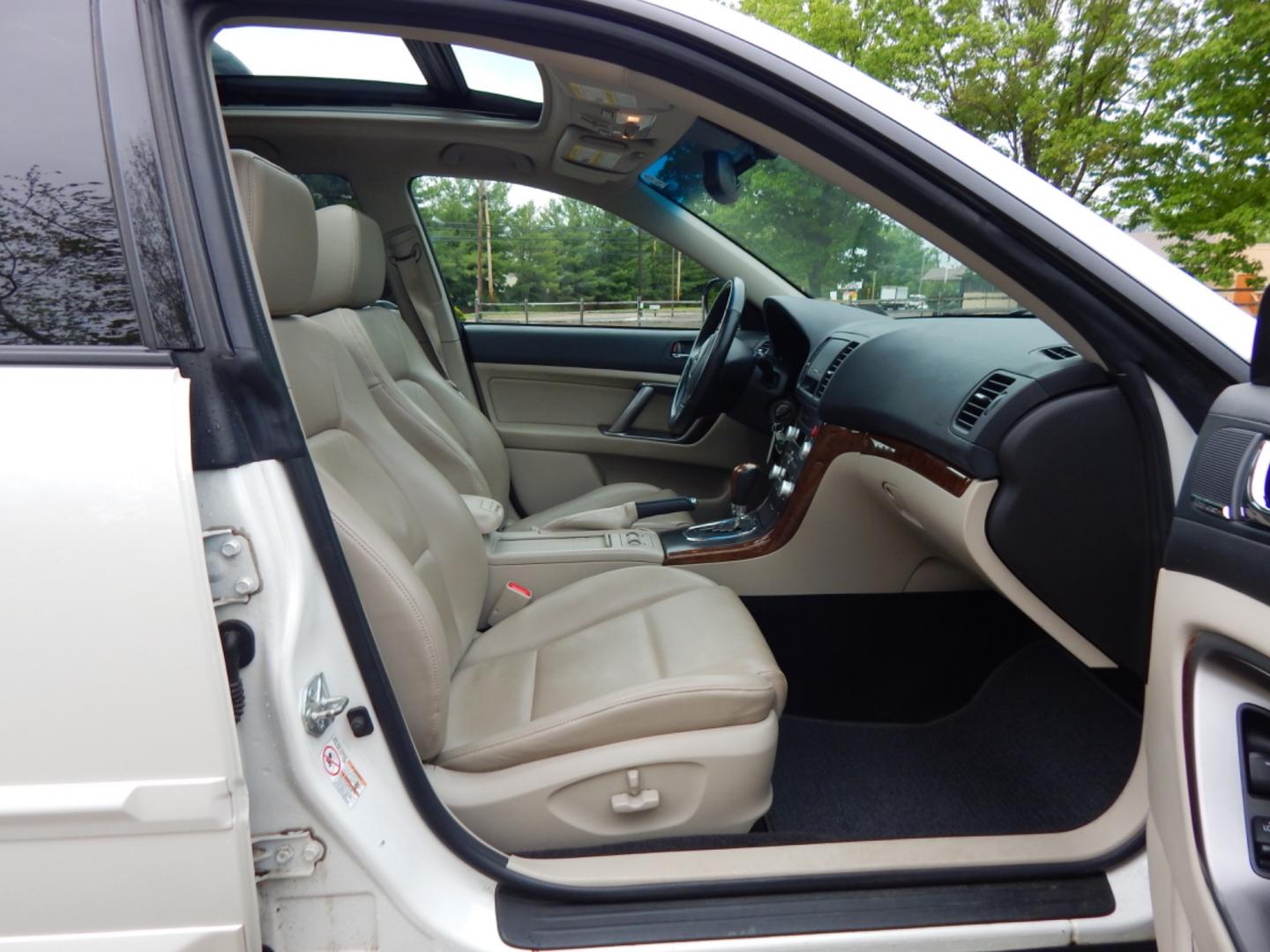 2009 White /Beige leather Subaru Outback 2.5i Limited (4S4BP66C897) with an 2.5L H4 SOHC 16V engine, 4-Speed Automatic Overdrive transmission, located at 6528 Lower York Road, New Hope, PA, 18938, (215) 862-9555, 40.358707, -74.977882 - Here we have a beautiful, ONE OWNER, Subaru Outback Limited with a 2.5L 4 cylinder engine putting power to all four wheels via an automatic transmission. Options include: beige leather, wood trim, heated front seats, power front seats, AM/FM/CD/AUX radio, sunroof, dual climate controls, power window - Photo#19